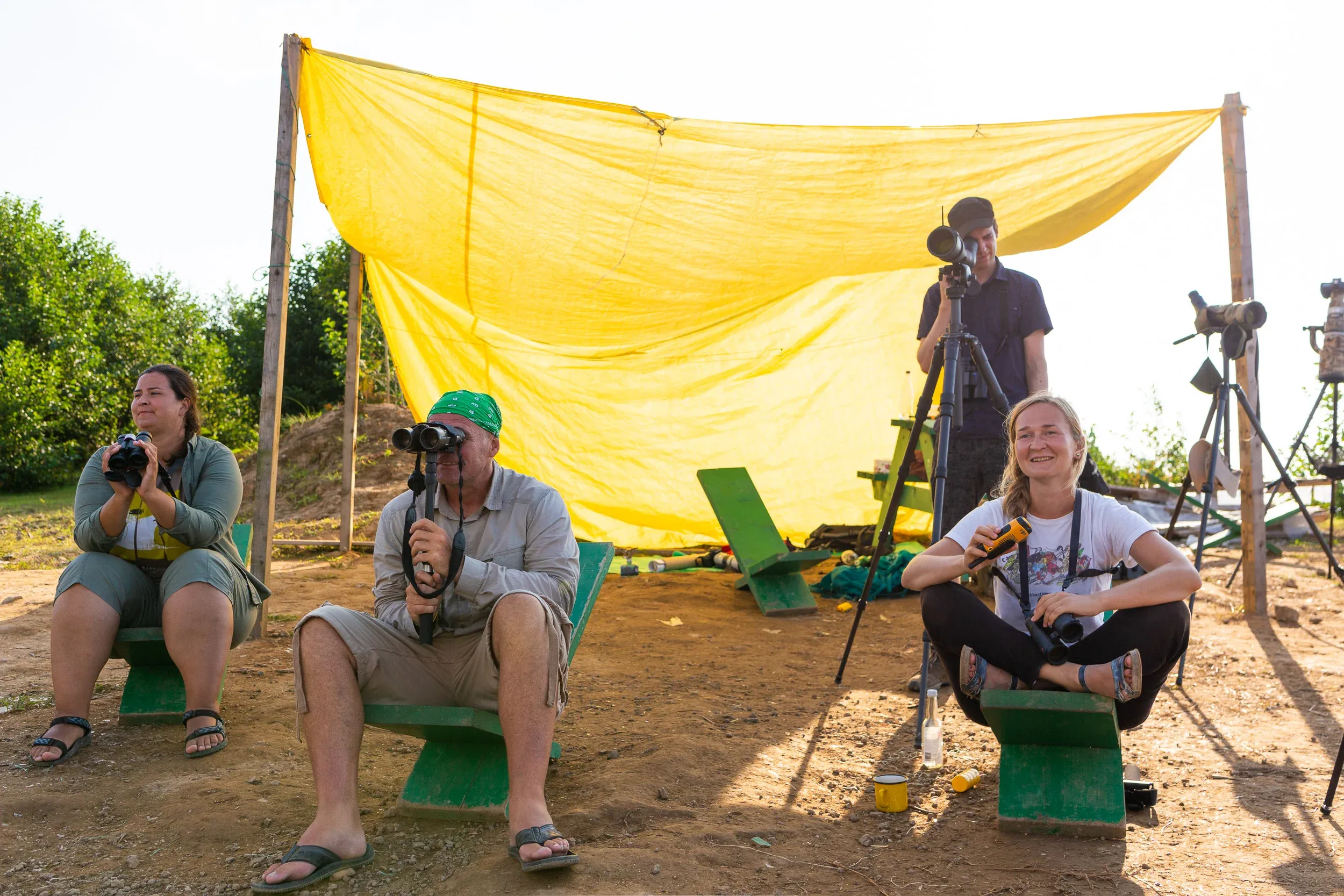 August 28th. The birds are great, of course, but it’s people that keep me coming back to Batumi. Some photos from the station when we did not yet have a reconstructed shelter.