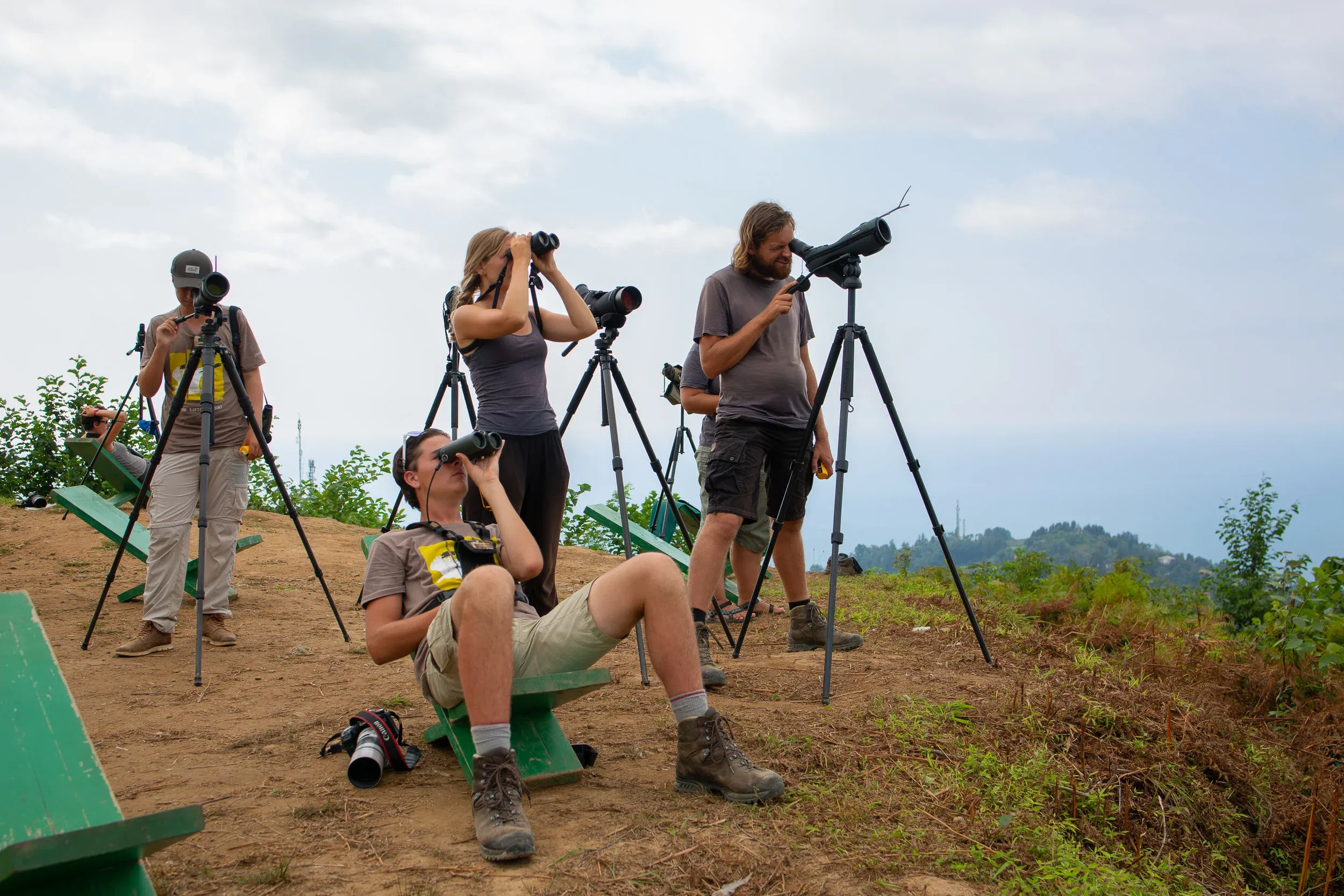 August 29. A luxury: Three coordinators on 1 station! One of which was taking photos rather than doing anything useful.