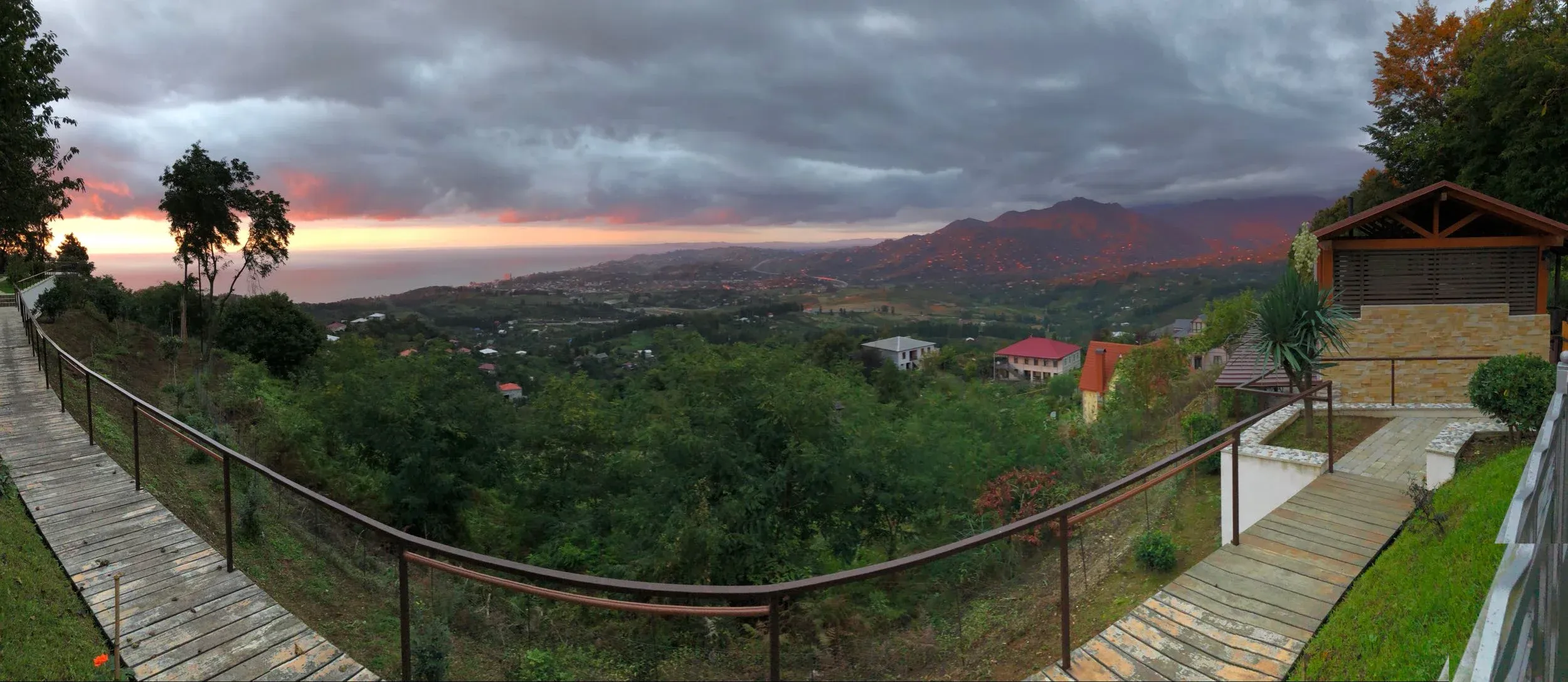 September 18th. Nor do the sunsets from Ruslan’s terrace…