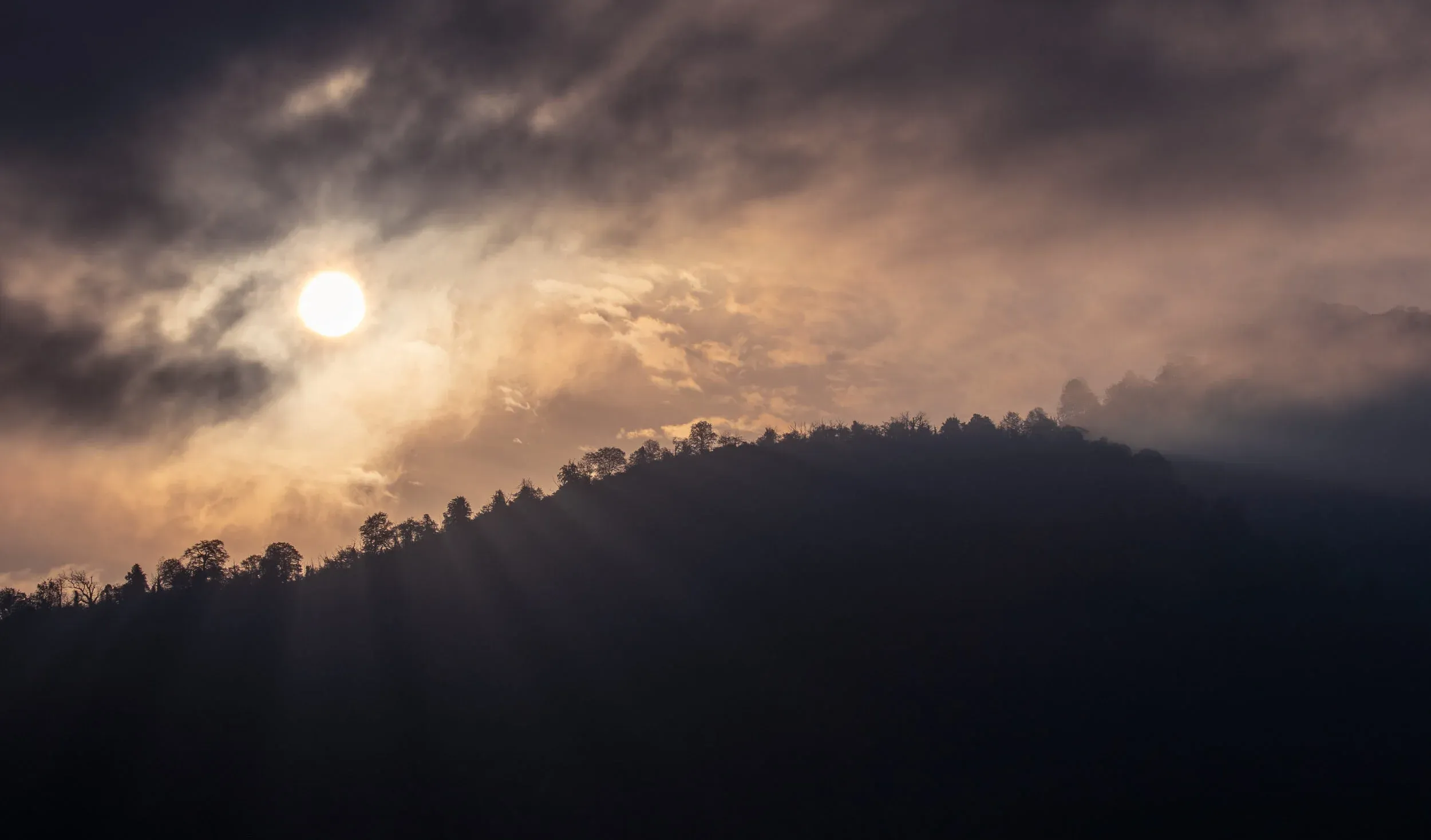 October 18th. Sunrise over ‘Big Ginger’.